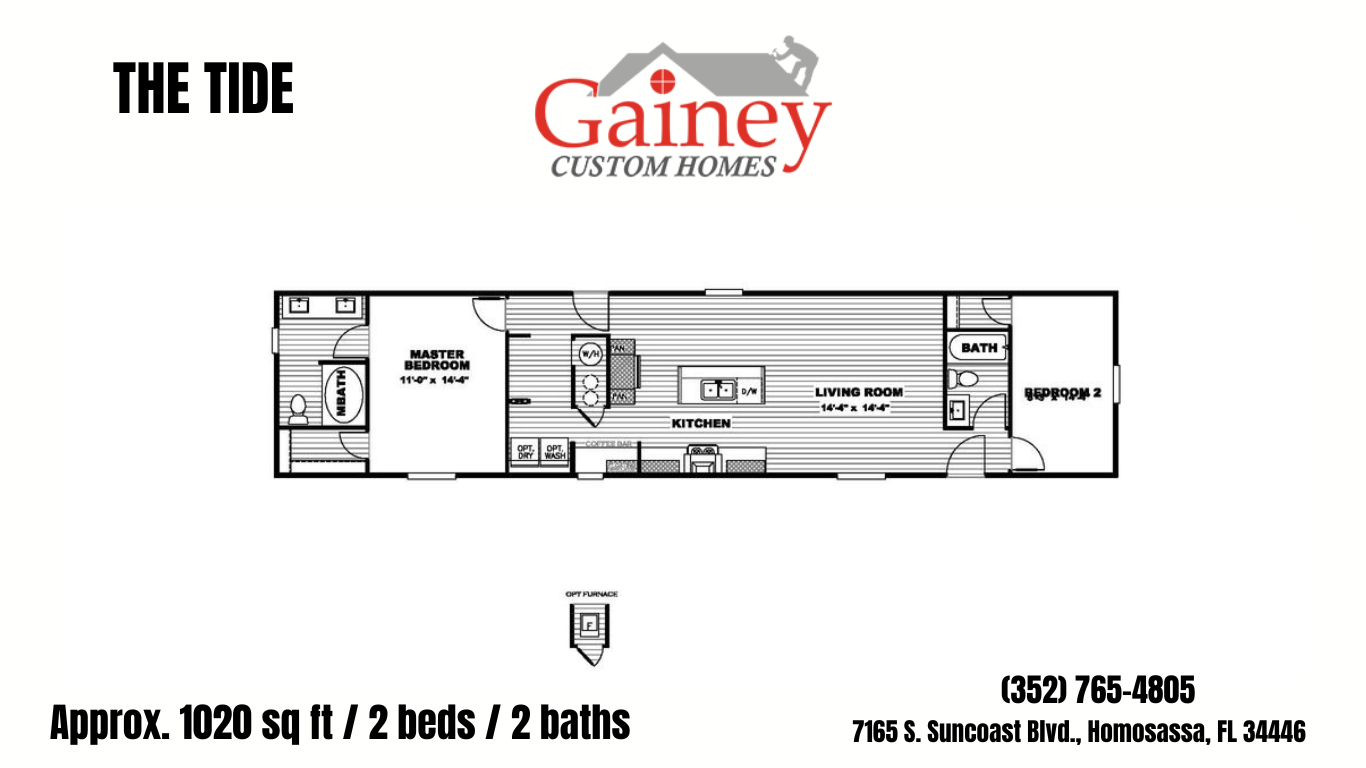 The Tide Floorplan